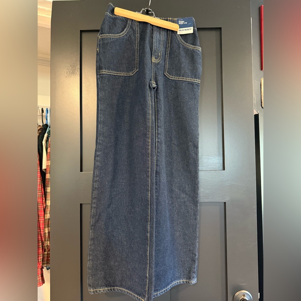 Old Navy Kids Dark Blue Baggy Jeans